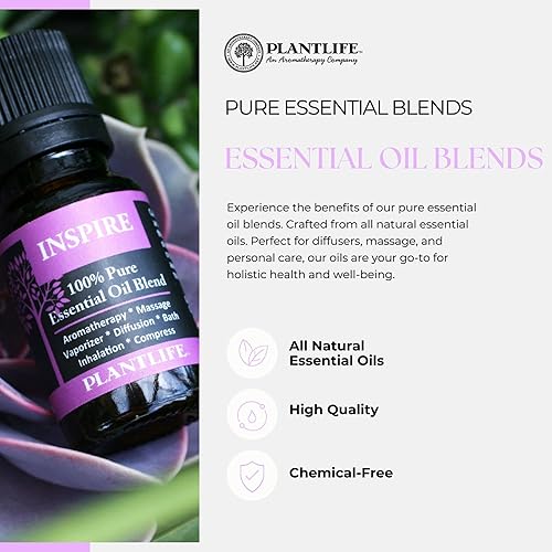 Miniatura 2 de Plantlife Grounded Aromatherapy Essential Oil Blend - Straight from The Plant 100% Pure Therapeutic Grade - No Additives or Fillers - Made in