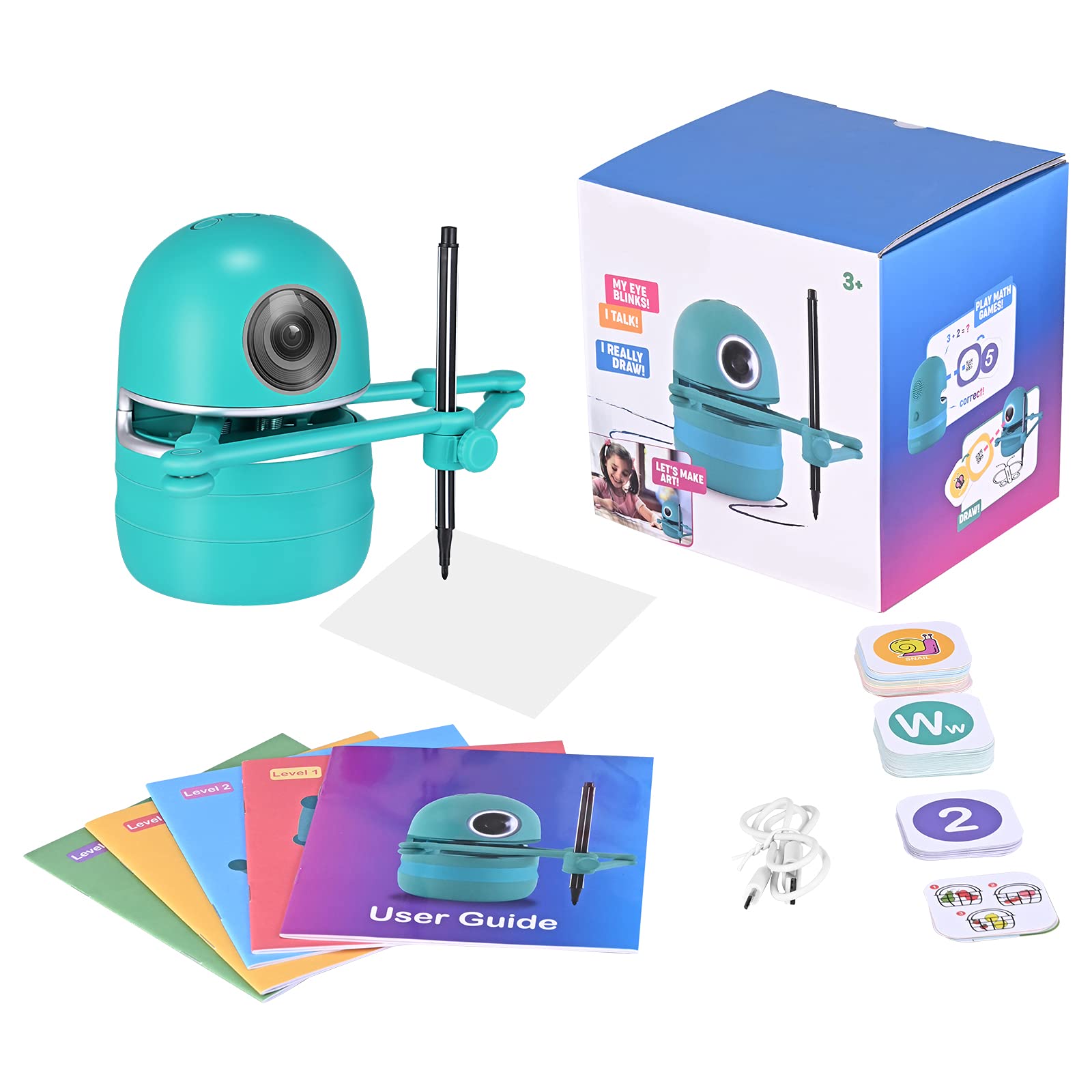 Educational Drawing Robot, SEAAN Intelligent Robot Artist Automatic Painting Robot for Kids Smart Ro