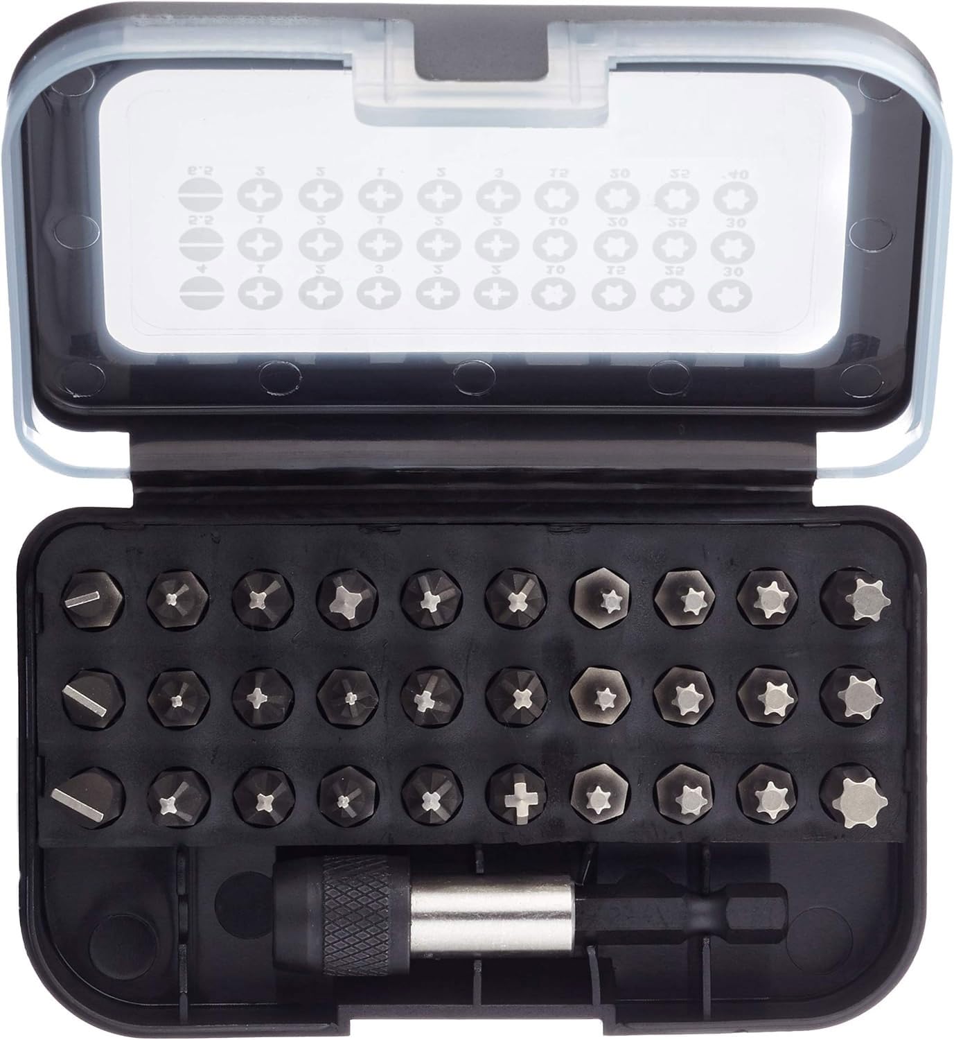 BAP 32 Piece Drill Bit Set Quick Release Magnetic Holder Screwdriver Bits + Case
