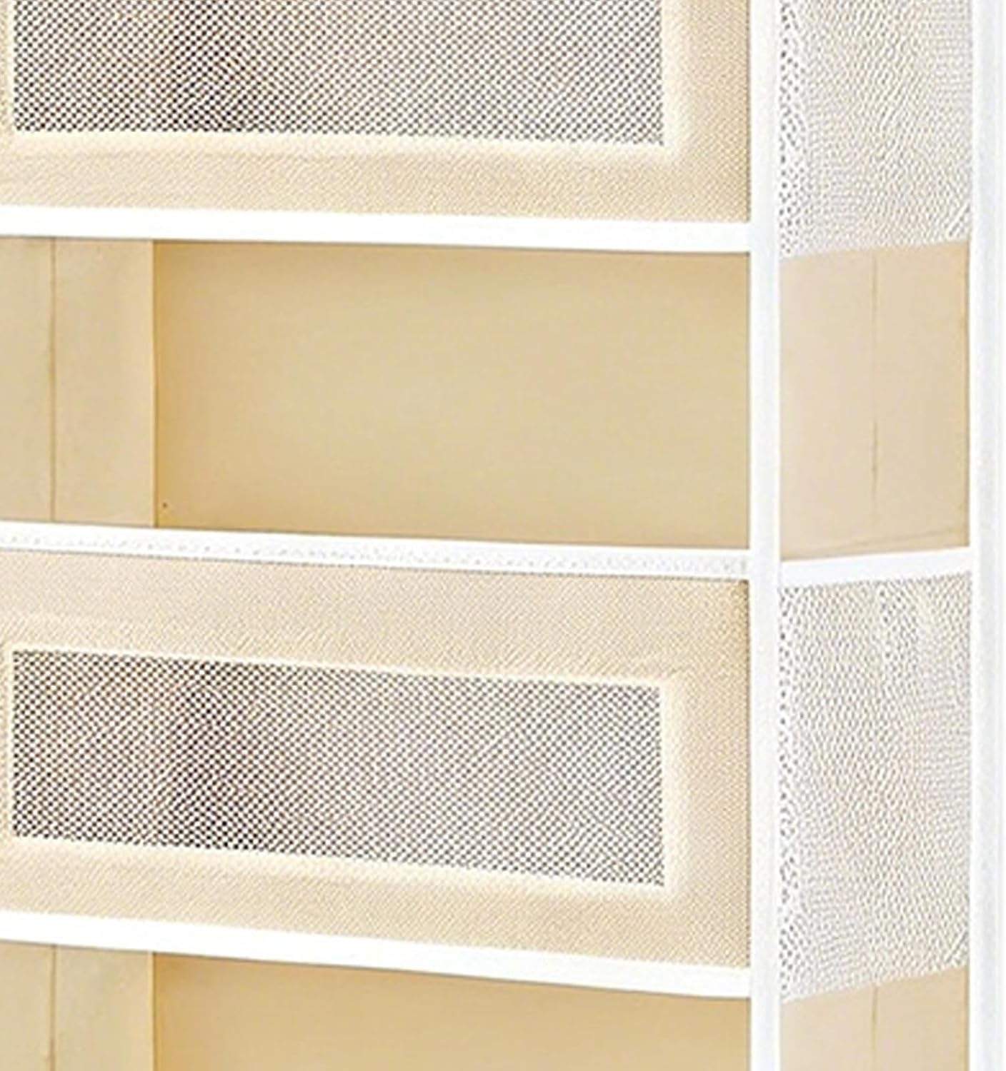 Door Organizers and Storage,5-Tier Basket 44 lb Load - Over Door Organizer,for Nursery Closet Bathroom Kitchen Pantry Bedroom Laundry Rv Home Apartment Dorm