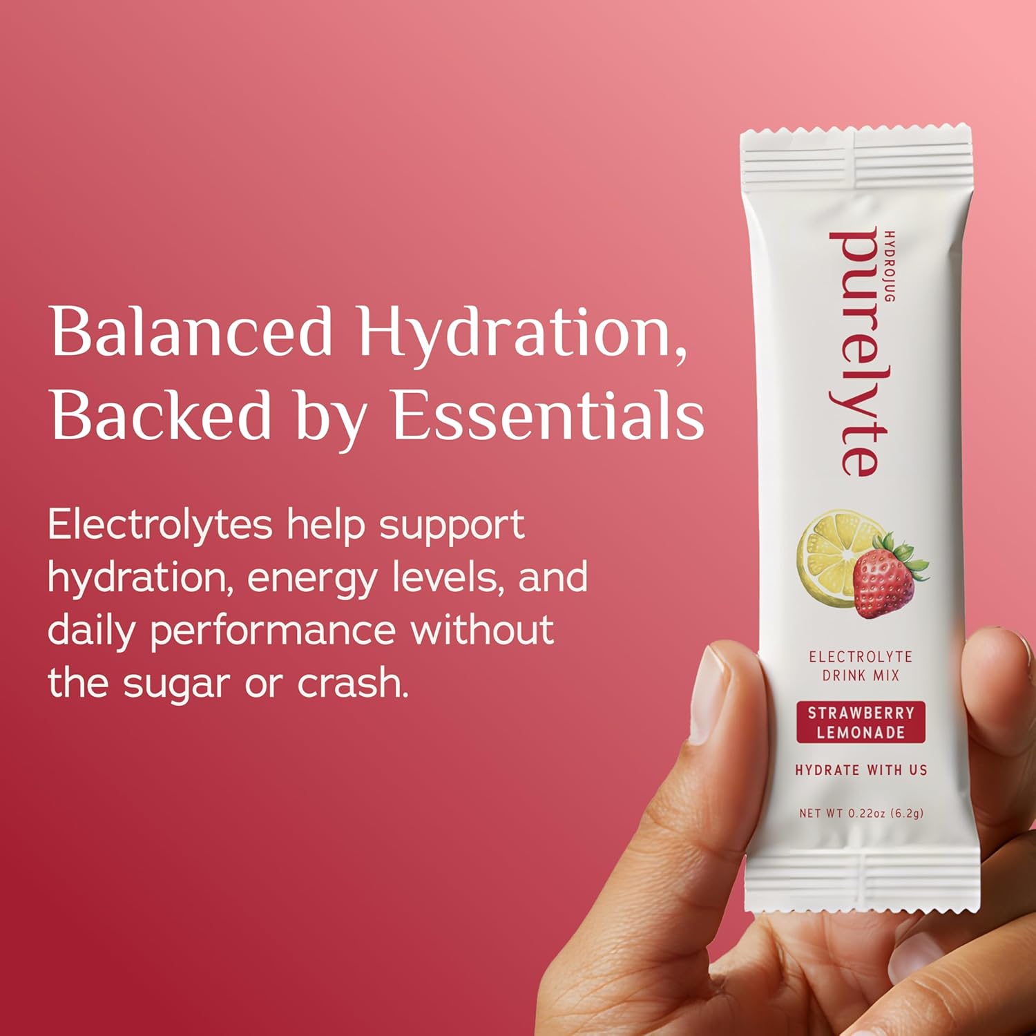 Electrolyte Drink Mix – Sugar-Free Hydration Powder Packets – Clean Electrolytes with Trace Minerals – Keto, Vegan, Gluten-Free – No Artificial Sweeteners – 30 Sticks – Strawberry Lemonade - Image 6