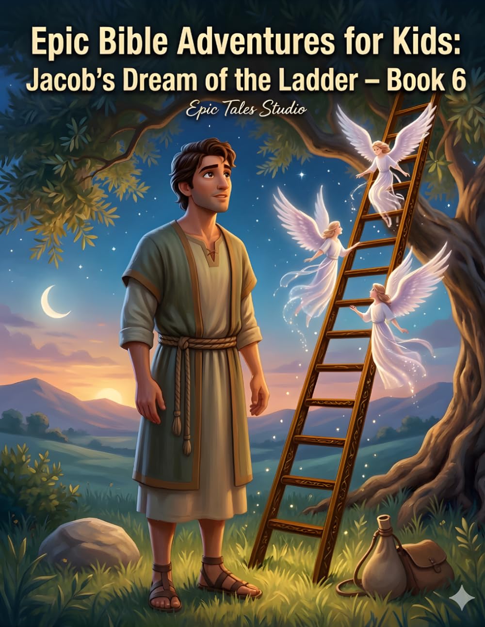 Epic Bible Adventures for Kids: Jacob’s Dream of the Ladder – Book 6: A Beautiful Bible Story for Children About Faith, God’s Promise, and Trust