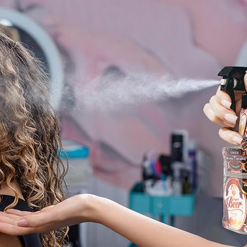 Miniatura 7 de STUDIO LIMITED Barber Spray Bottle Barber Stylist Pulverizador de niebla fina Botellas de spray para el cabello recargables (Barbería Negro 16.9 fl