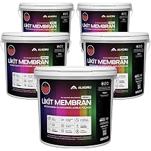 5 x 13 KG Likit Membran Renkli Re ine Esasl  S v  Su Yal t m Malzemesi K rm z