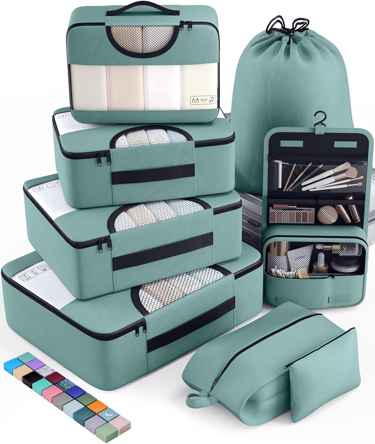 Veken 8 Set Packing Cubes for Travel Essentials, Suitcase