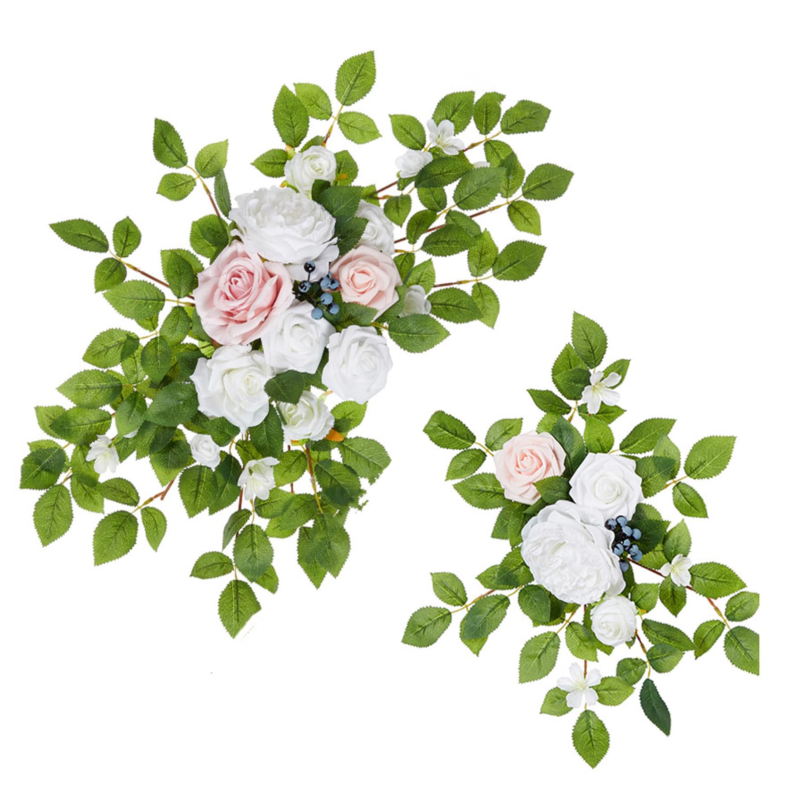 Buxuaaaa Arched Door Flower for Wedding Ceremony Flower Garlands Arrangement Reception Backdrop Decoration Party Accessory Bridals Arrangement