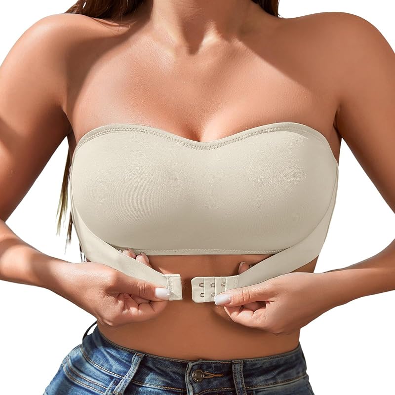 Women Front Closure Single Layer Wireless Bra (1pc) One Shoulder Sports Bra Set