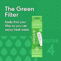 Vista 3 de everydrop® by Whirlpool Filtro para refrigerador de hielo y agua 4, EDR4RXD1, paquete individual