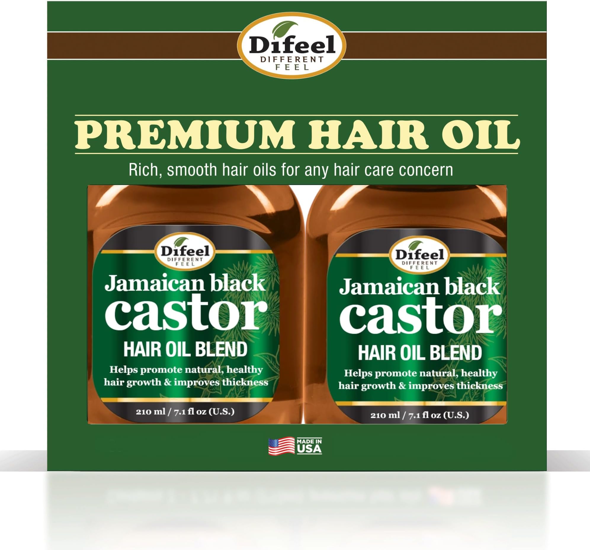 Superior Growth Jamaican Black Castor Hair Oil Blend 7.1 oz. - Deluxe 2-PC Gift Set