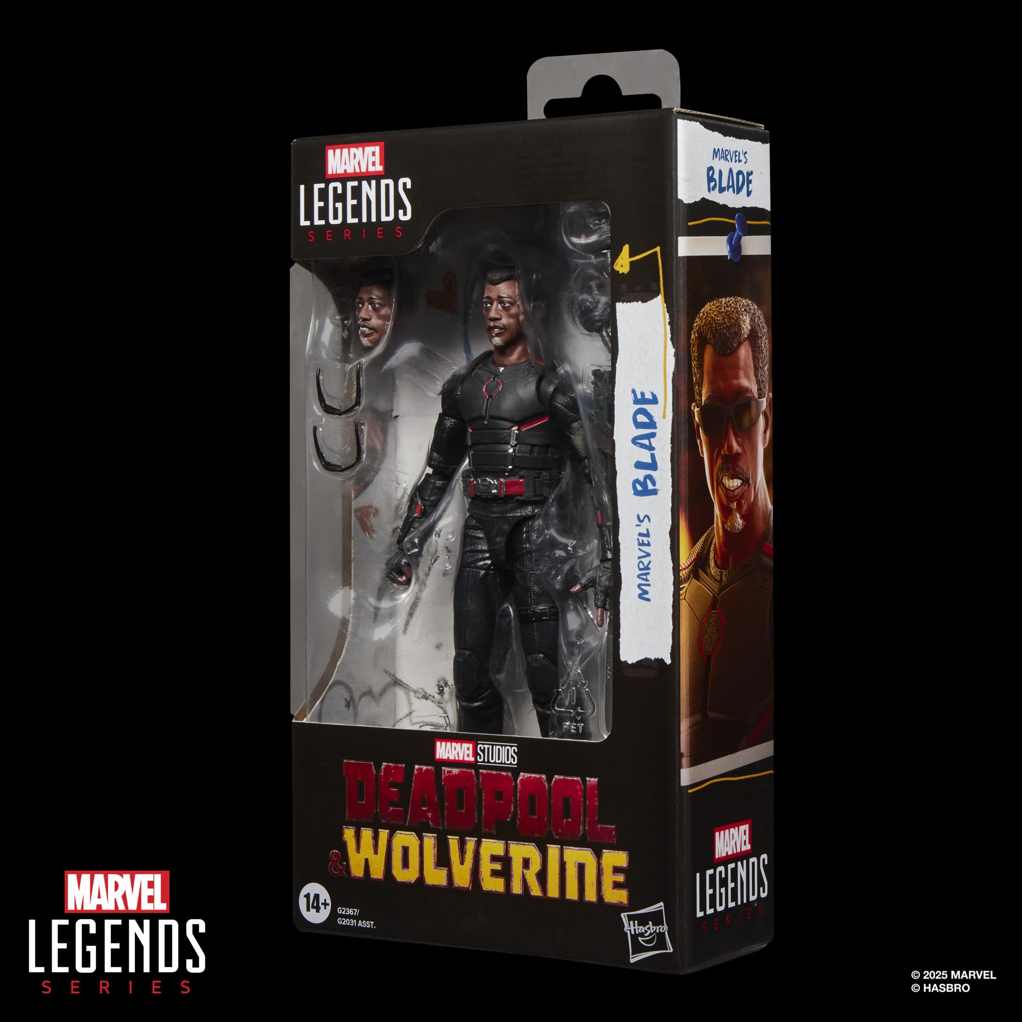 Marvel Legends Series Marvel's Blade, Marvel Studios' Deadpool & Wolverine Movie Collectible 6-Inch Action Figure Gift — view 9