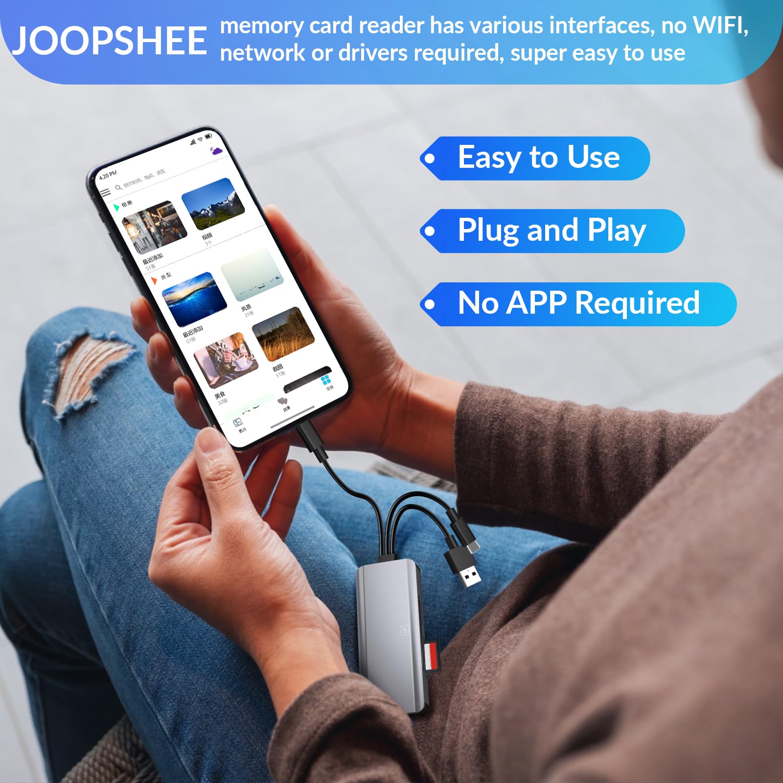 Amazon.com: 5-in-1 Multi Memory Card Reader,Aluminum SD/TF/CF/MS