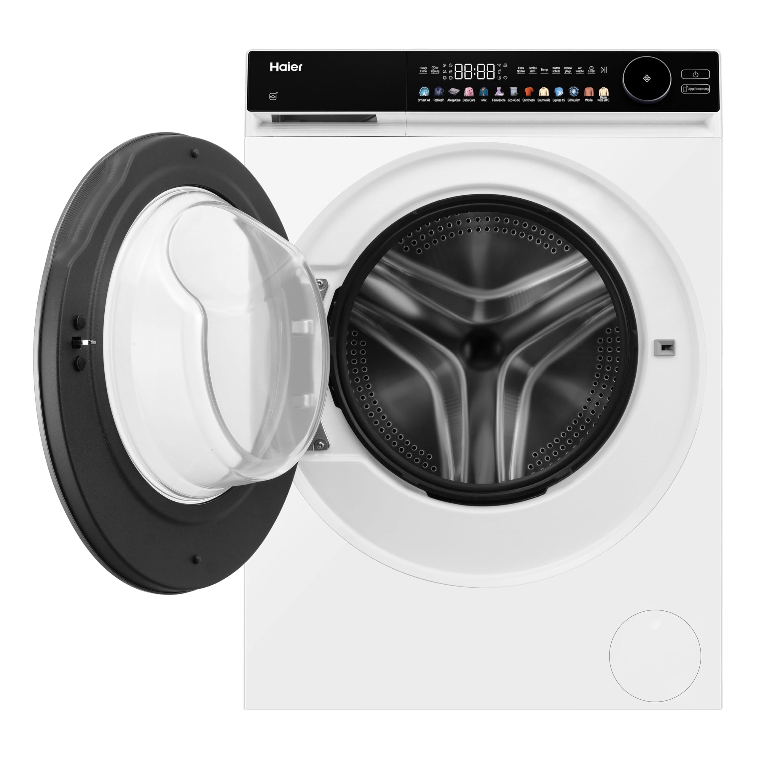Haier Frontlader Waschmaschine 8kg 1400 U/min AI Power DD Motor Smart Wi-Fi HW80-B14667TU1