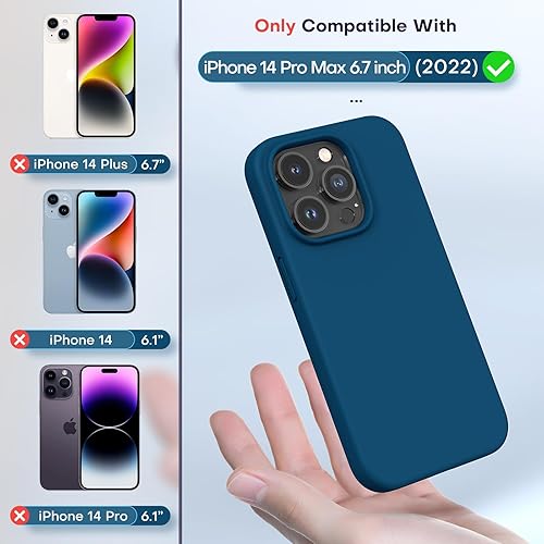 Vista 66 de TOCOL - Funda 5 en 1 para iPhone 11, con 2 protectores de pantalla + 2 protectores de lente de cámara, funda delgada de silicona líquida a prueba