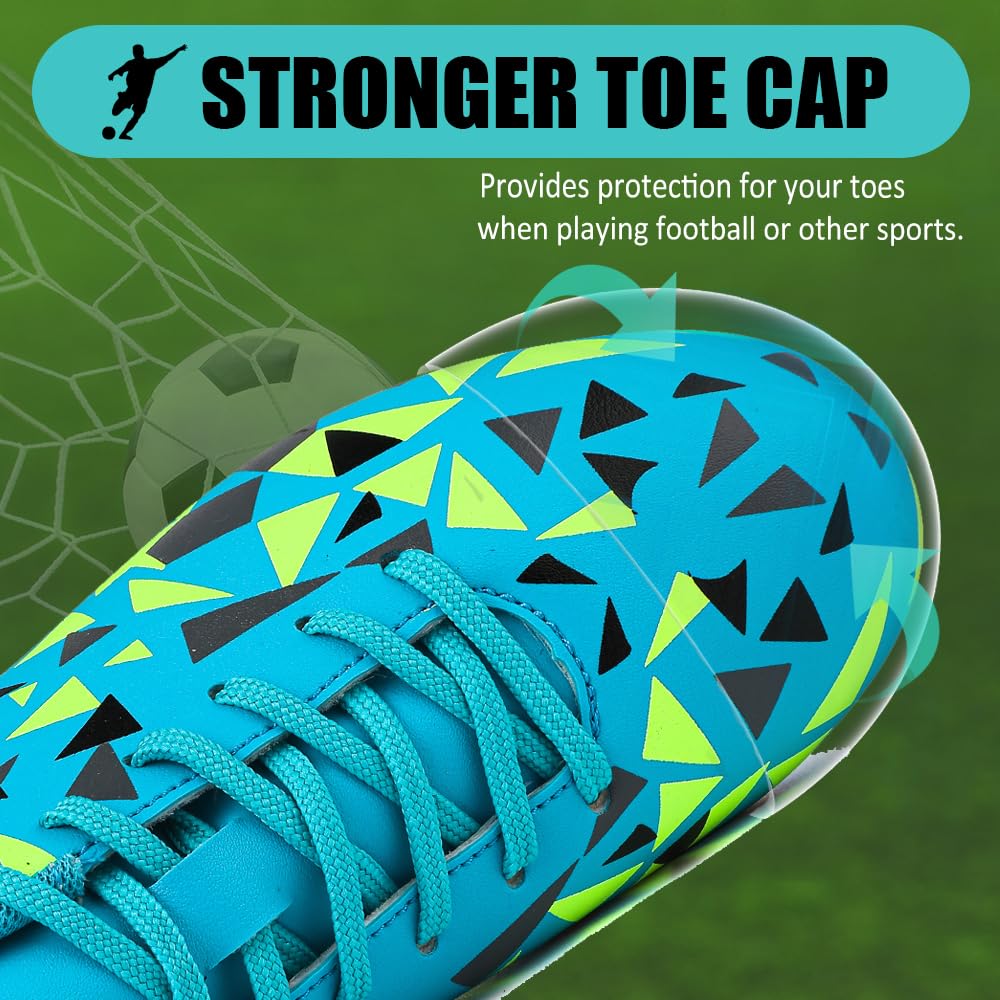 situkeke Scarpe da Calcio Bambino Scarpe da Allenamento Ragazzi Ragazze Scarpe da Calcetto Professionale All'aperto Spike Tacchetti Teenager Unisex