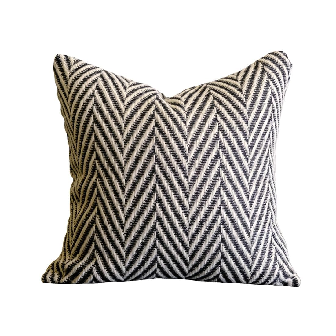 Housse de coussin en tricot bohème vctops aux finitions soignées en maille