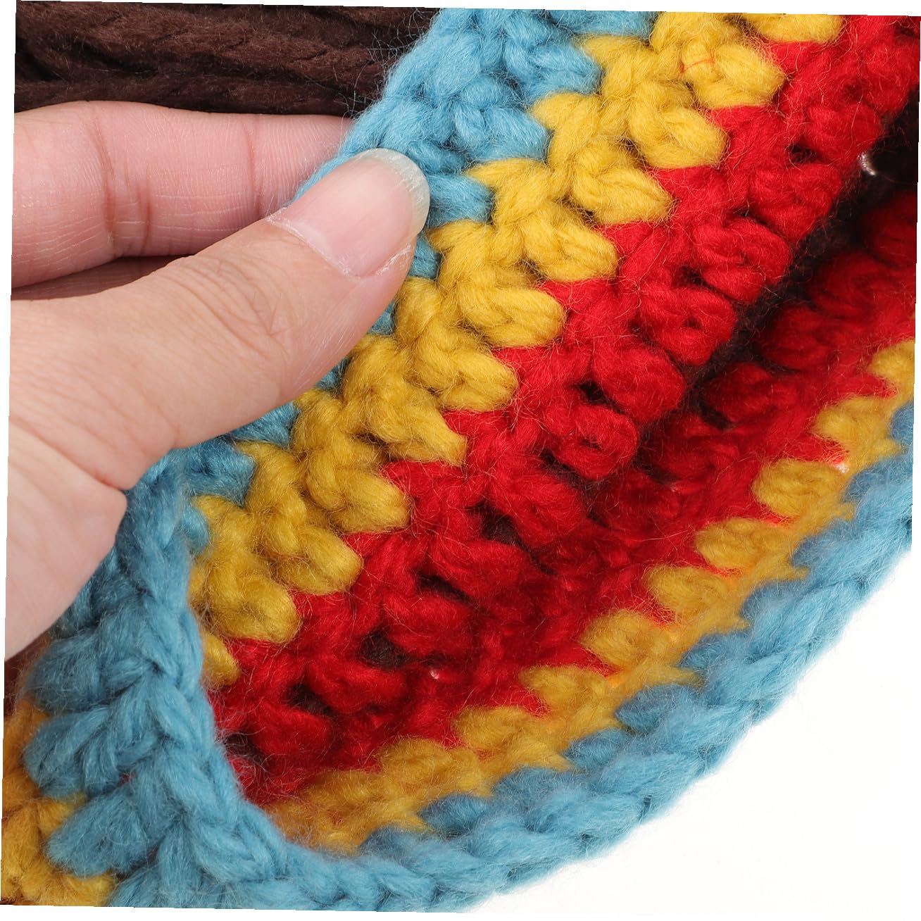 SHERCHPRY 3stücke Weird Wig Hat Lustige Strickmütze Mit Reggae-frisur Handgefertigt Warm Und Einfarbig Für Partys Und Besondere Anlässe Unisex Für Männer Und Frauen