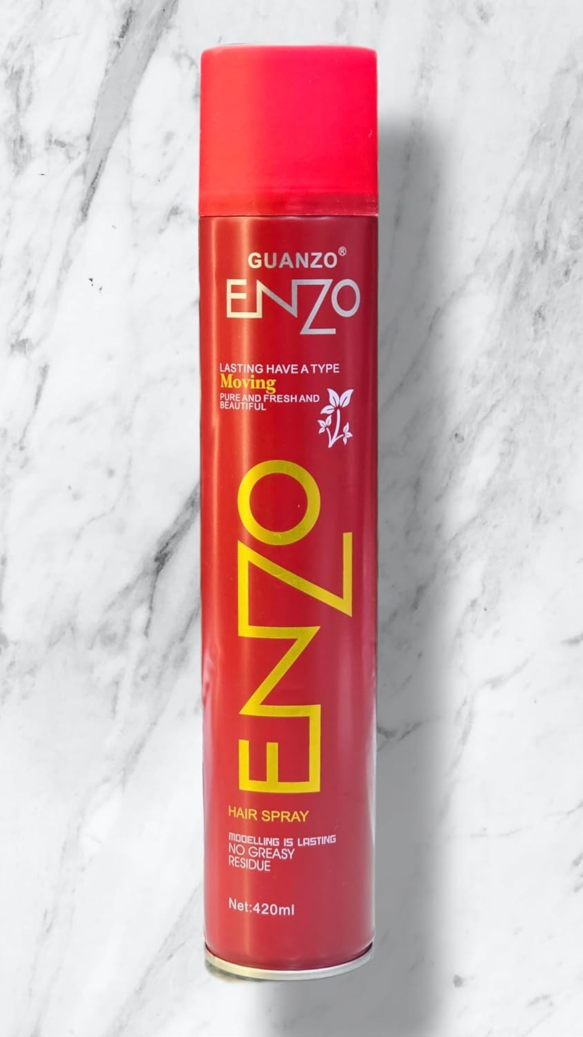 Buy Enzo Premium Hair Spray For Hair Wigs And Patch non residue 420ml Online at Low Prices