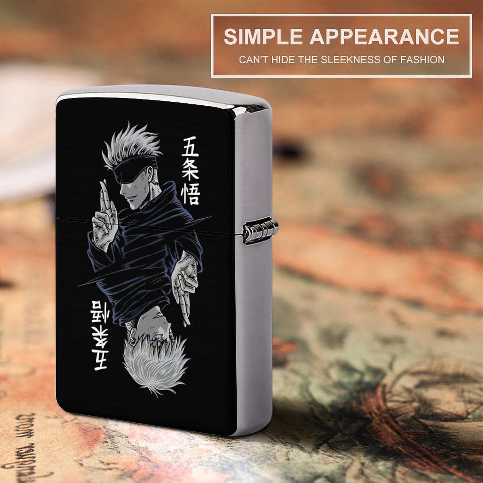 ジャガーオイルライターとシュガーケースセット Amazon.co.jp: ライターケース 呪術廻戦 五条悟 ZIPPO ジッポー