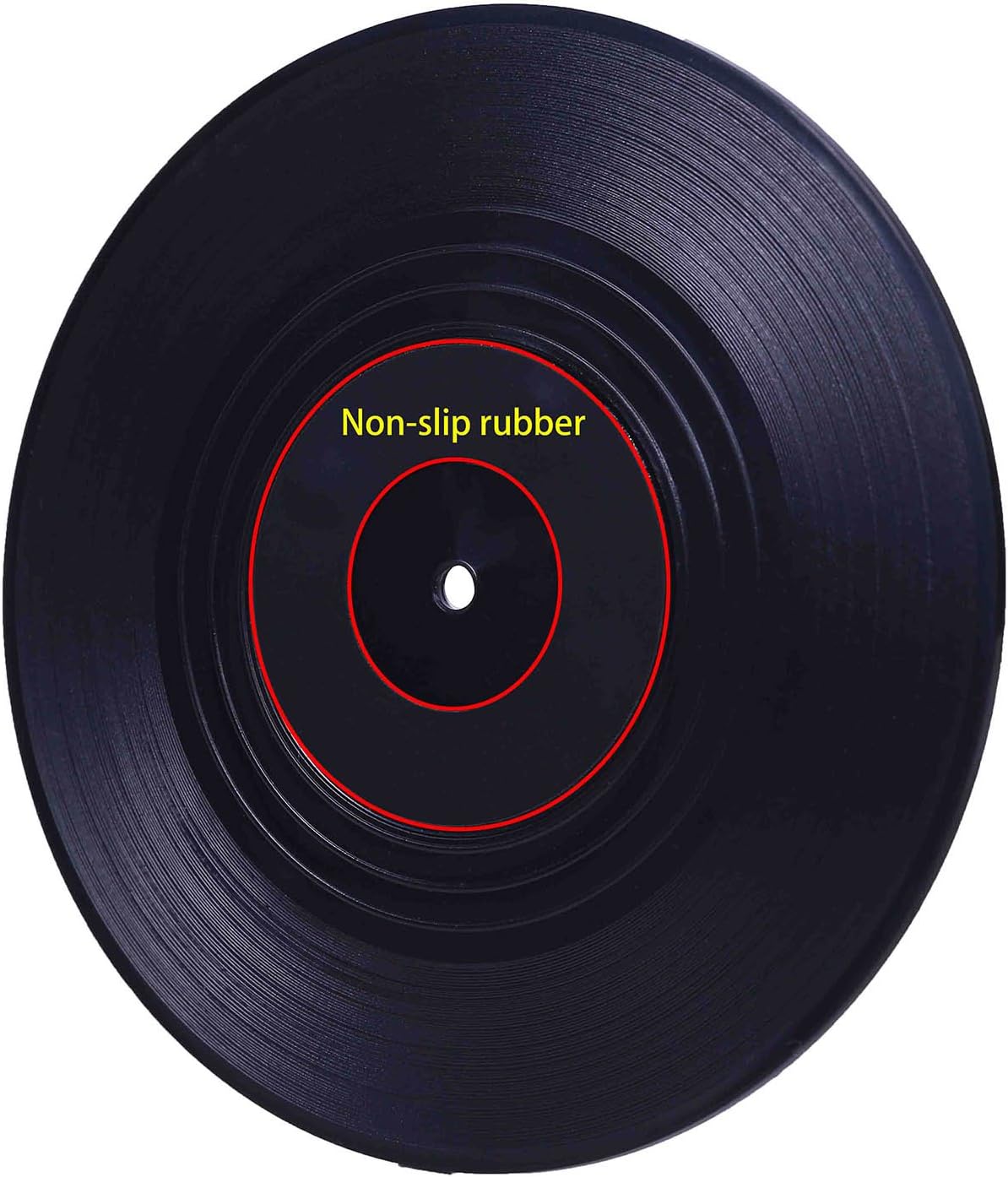 Coasters for Drinks with Gift Box - Set of 6 Colorful Retro Vinyl Record Disk Coasters with Funny Labels-Prevent Furniture from Dirty and Scratched-4.2 Inch
