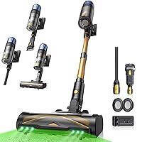 Proscenic P15 Aspirapolvere Senza Fili, 580W/70 Min/55Kpa Scopa Elettrica Senza Fili Potente