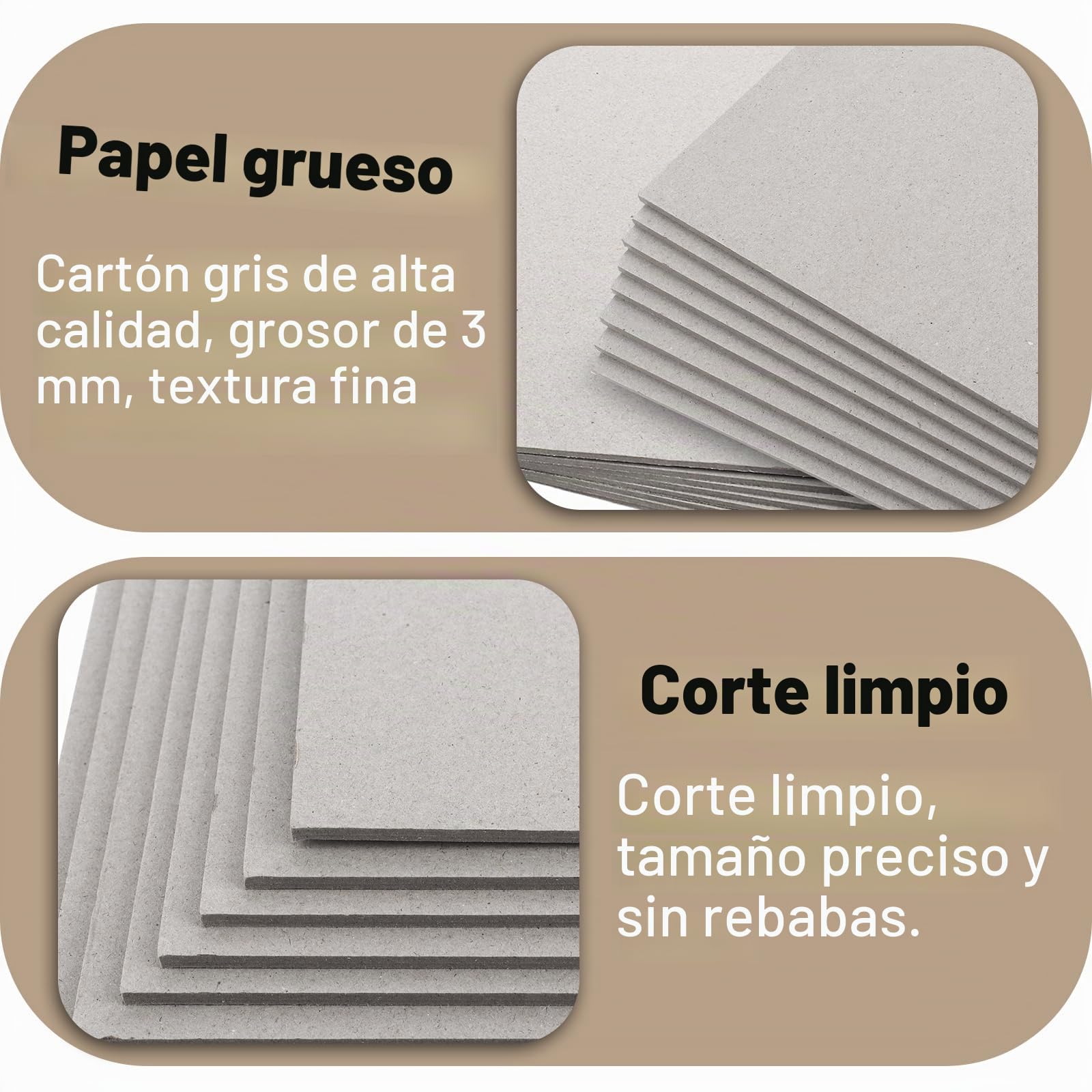 20 unidades de cartón gris A3 (29,7 x 42 cm), grosor 3 mm, 1850 g/m², cartón encuadernado de 3 mm, formato de cartón gris para encuadernación, encuadernación, tarjetas de invitación