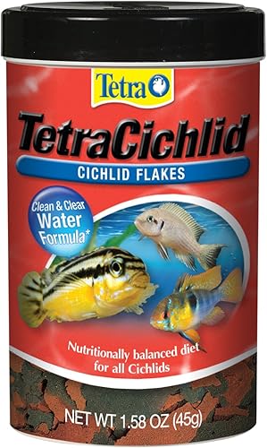 Tetra Copos de dieta equilibrada TetraCichlid para cíclidos 158 onzas