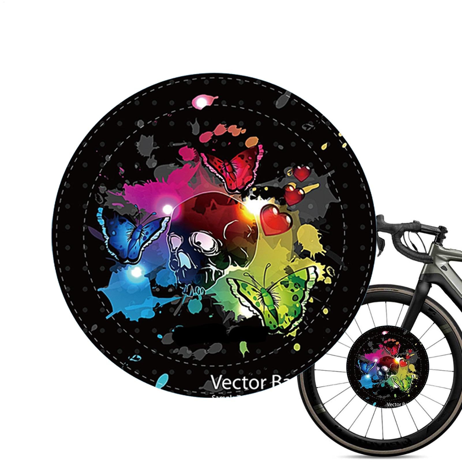 Cubierta antipolvo de freno de disco para bicicleta protector impermeable negro 8
