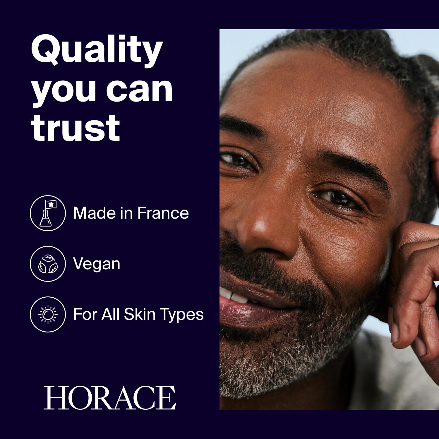 HORACE Healthy Glow Fluid for Men – Tinted Fluid Cream – Universal Shade for All Skin Types – 97% Organic & Natural Ingredients – No Parabens, Silicones, or Mineral Oils – 30 ml - Image 5
