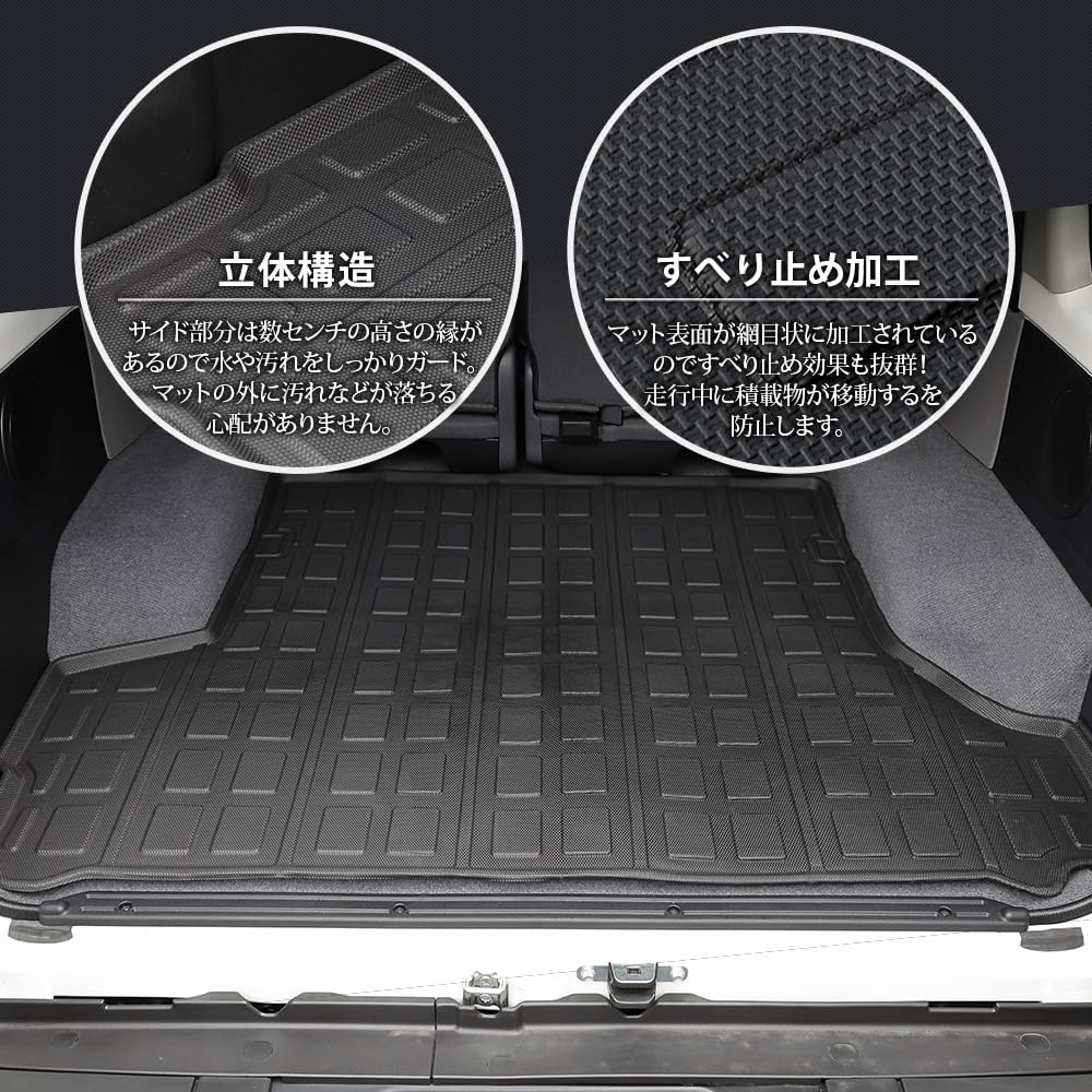 Amazon.co.jp: CORSA ランドクルーザー 70系 専用 3D ラゲッジマット