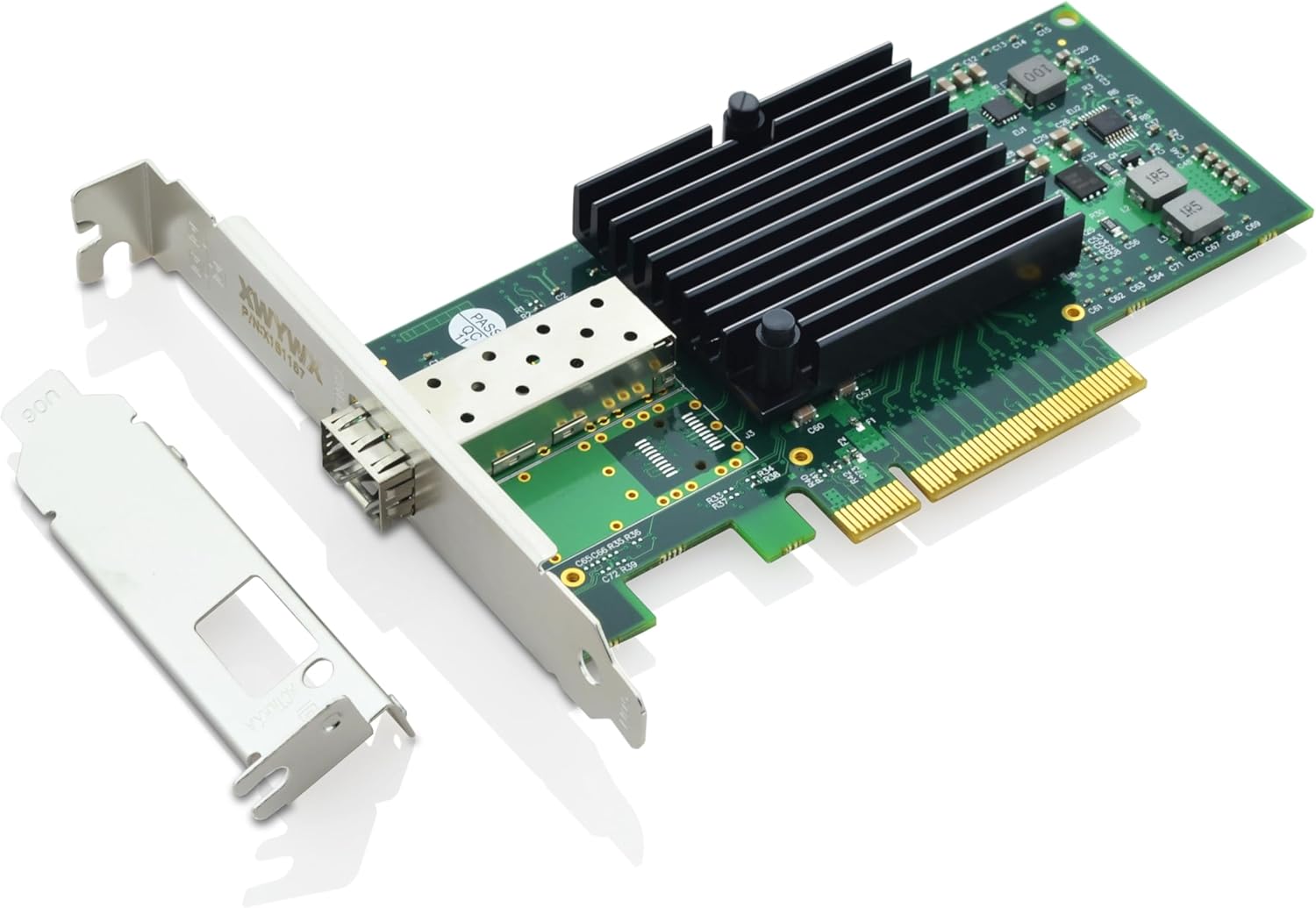10Gb PCIe X8 NIC Converged Network Interface Card 1*SFP+ Port for Intel 82599EN Chip PCI-E Ethernet LAN Network Adapter Compare to X520-DA1 for Win/Linux/FreeBSD/VMware-X1S1187-11