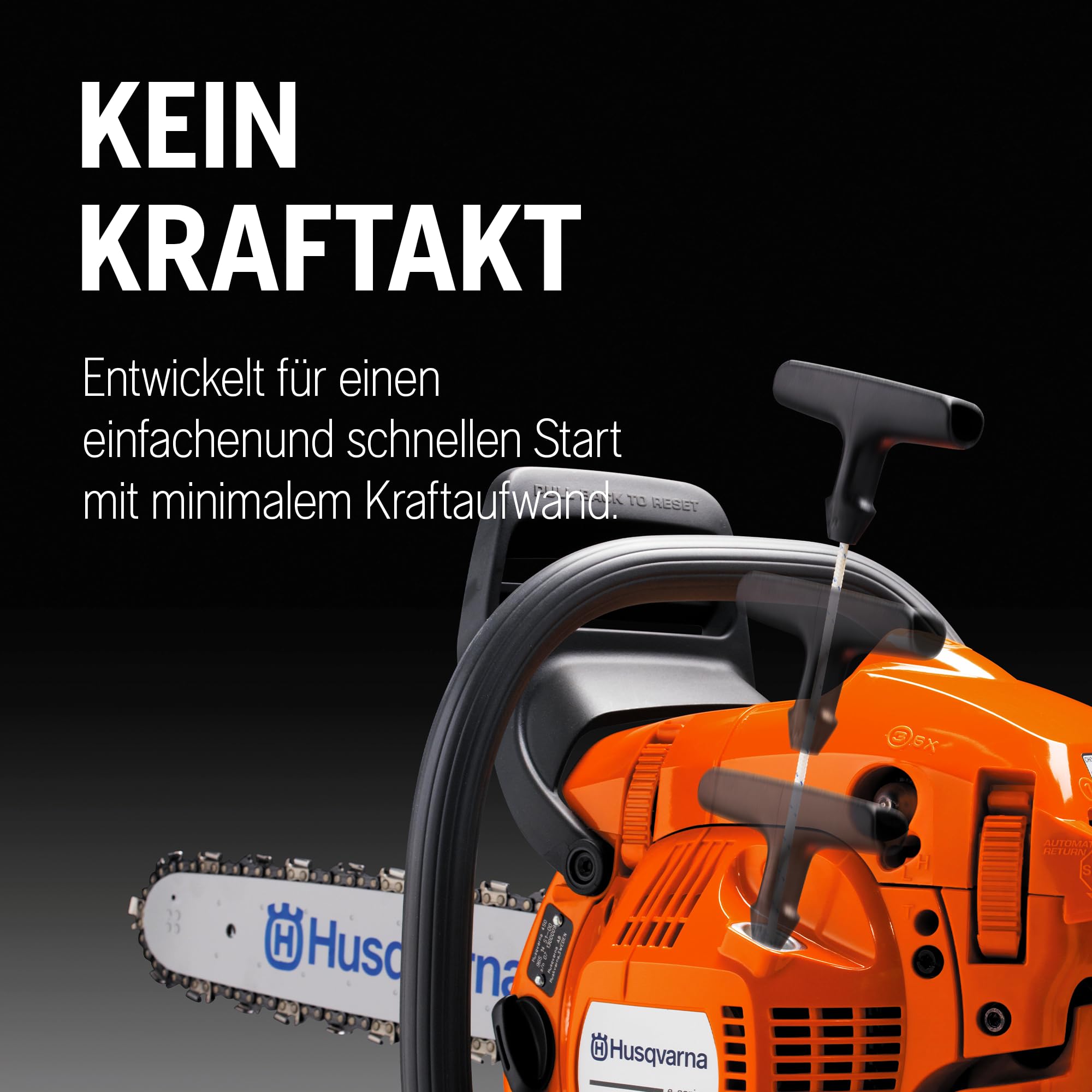 Husqvarna 135 Mark II Benzin-Kettensäge - 38 cc X-Torq® Motor, 14″-Schwert, LowVib®, Smart Start®, Air Injection™, ideal für Brennholz, Baumschnitt und Gartenpflege