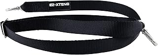 EZ-Xtend Premium Double Pontoon Boat Canopy and Bimini Top Strap with Adjustable Hook - All Stainless Steel Bimini Top Hardware - Best Replacement Strap (Package of 1, Black, 24