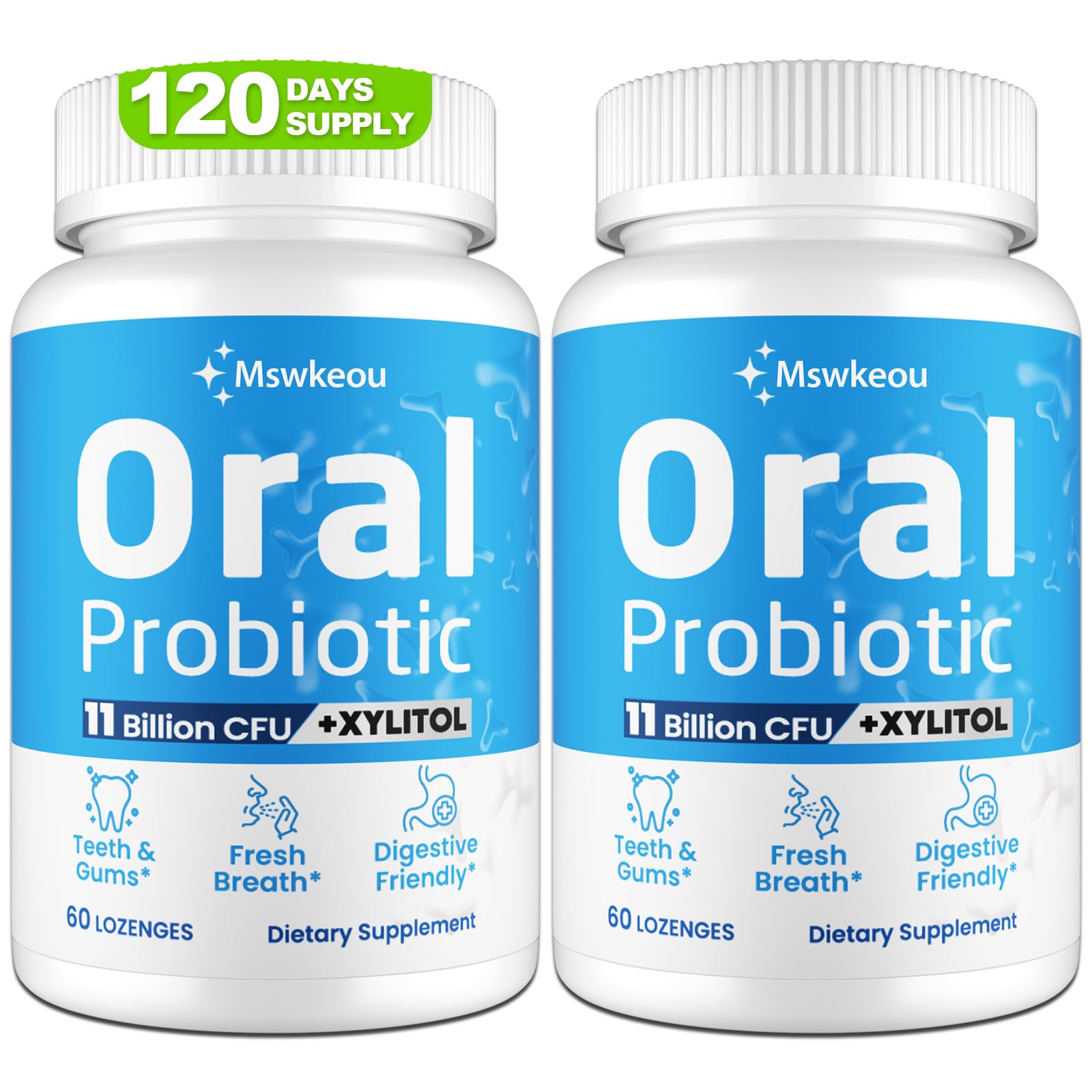 Mswkeou Oral Probiotics 2-Pack