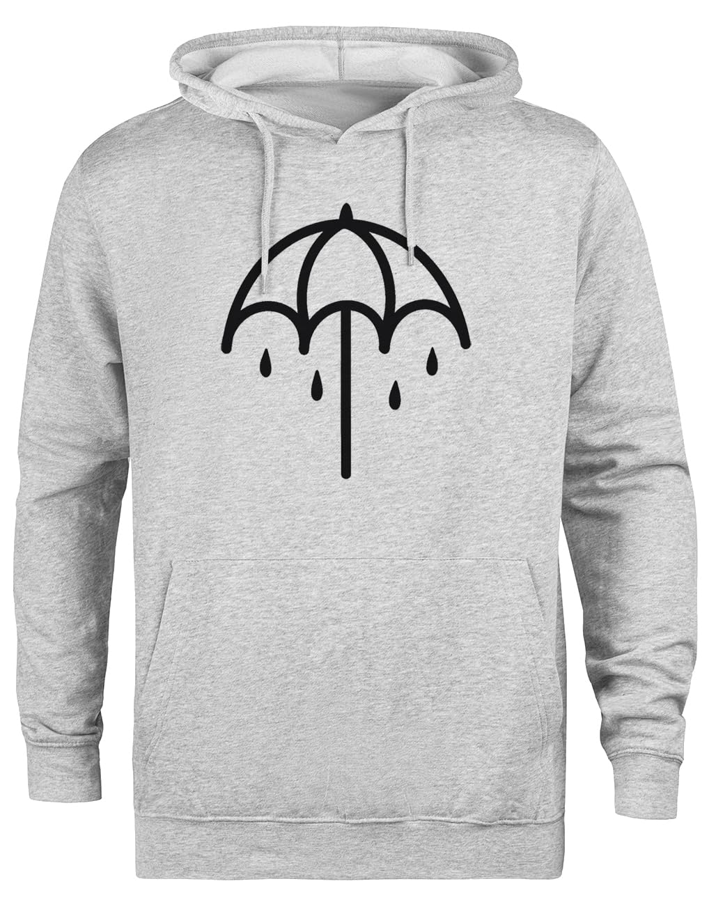 Parapluie Sweat à Capuche Gris Unisexe Veste à Capuche Écologique Unisex Grey Hoodie Eco-Friendly Hooded Jacket