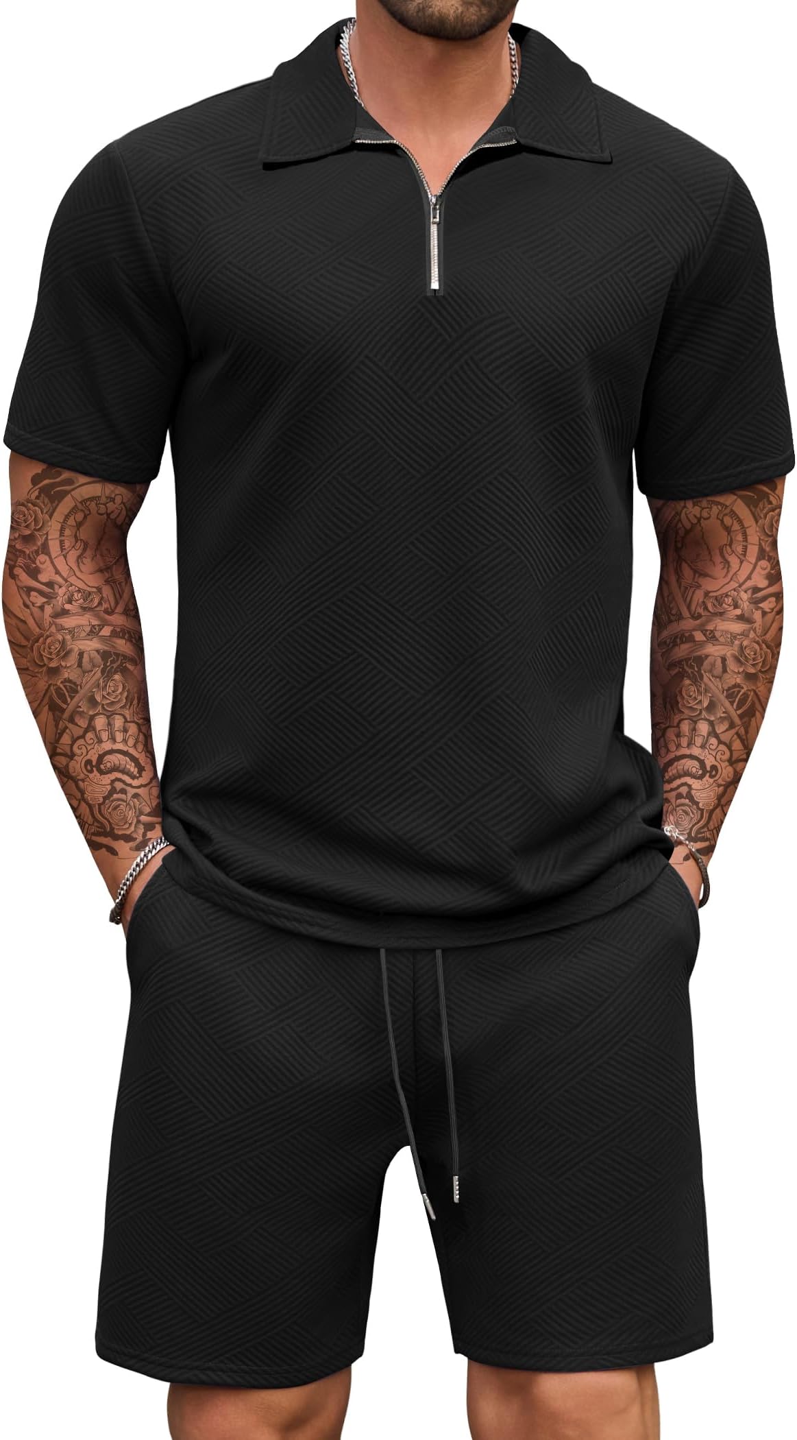 black mens casual outfits