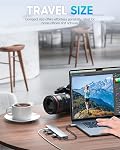 Hiearcool USB C Hub pour MacBook – 7-in-1 USBC Adaptateur avec 4K HDMI, 100W PD, USB 3.0 5Gbps Ports, SD/TF Lecteur de cartes – USB-C Dongle pour bureau, réunions, voyages & Home Setup-Space Gris
