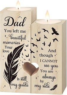 Memorial Candle Gifts for Loss of Father - Memorial Candle, Sympathy Gift for Loss of Dad, Bereavement Gifts for Loss of Father,in Memory of Dad