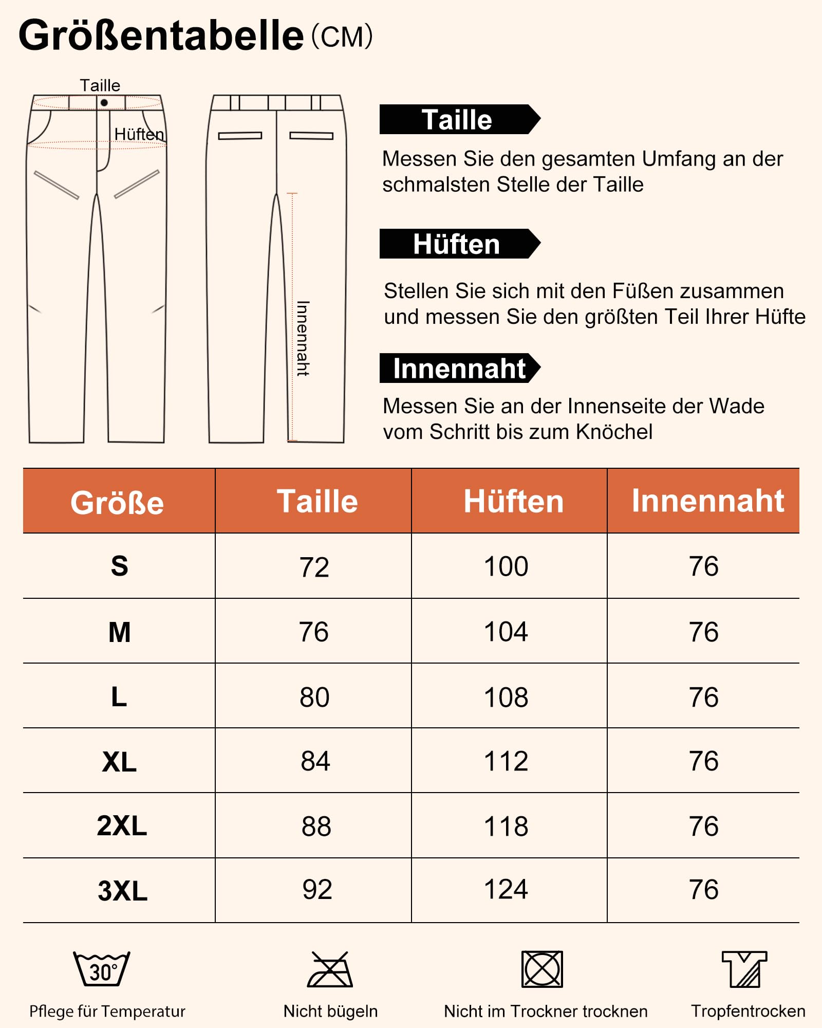 NATUVENIX Pantalones de senderismo para hombre con cremallera off, pantalones de trekking para hombre, ligeros, cargo de verano, pantalones de trabajo para hombre, elásticos