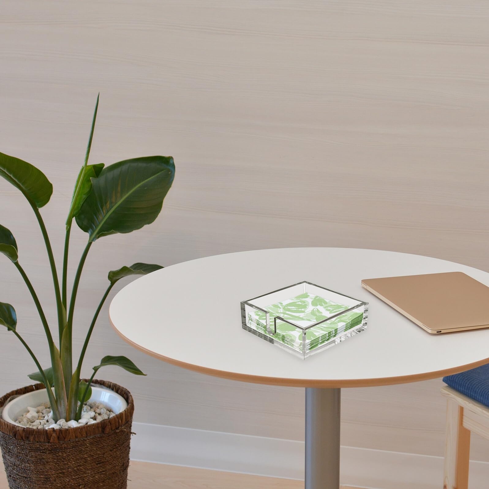 BESPORTBLE Portatovaglioli in Acrilico Trasparente per Cocktail e Cena Organizer Robusto e Moderno per Carta Supporto Tavola Elegante per Casa Bar e Ristorante Dimensioni