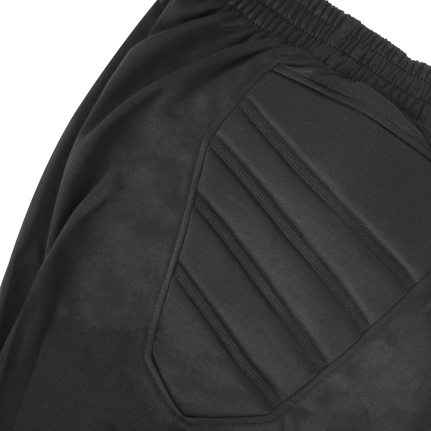 Linkidea Soccer Goalie Shorts, Padded Moisture Wicking Soccer Goalkeeper Shorts for Kids/Youth Use (Size XS) Black, X-Small - Image 2