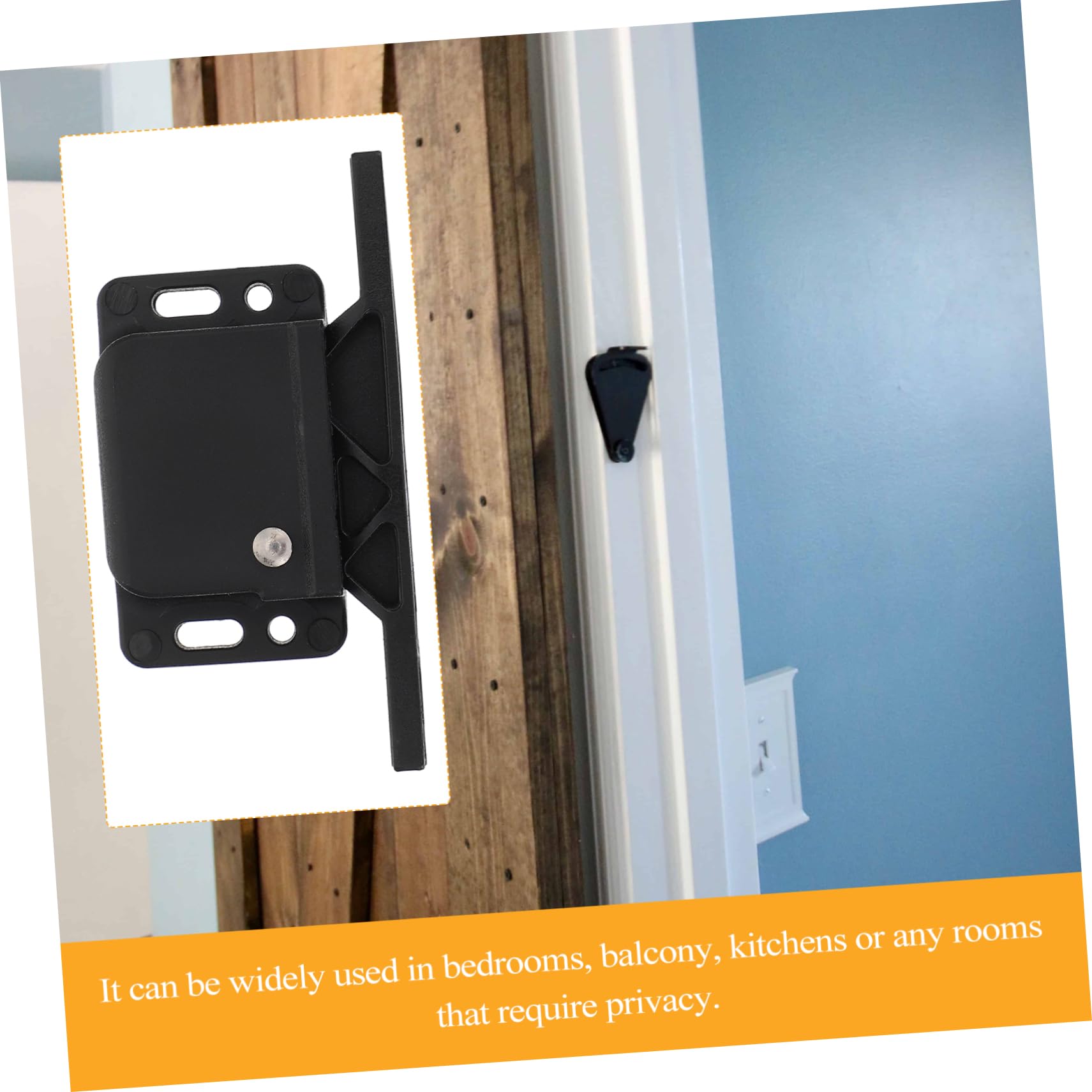 Mikikit 4stücke Cabinet Sliding Door Latch Lock Druckknopf Türverriegelung Für Schranktüren Installieren Langlebig Und Sicher Geeignet Für Schiebetüren Und Möbel
