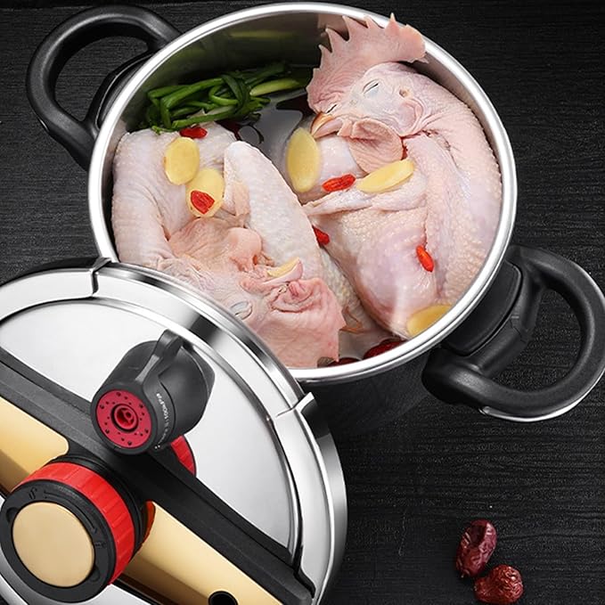 Olla a Presión Acero Inoxidable 6L TTXNJKBF miniatura 2