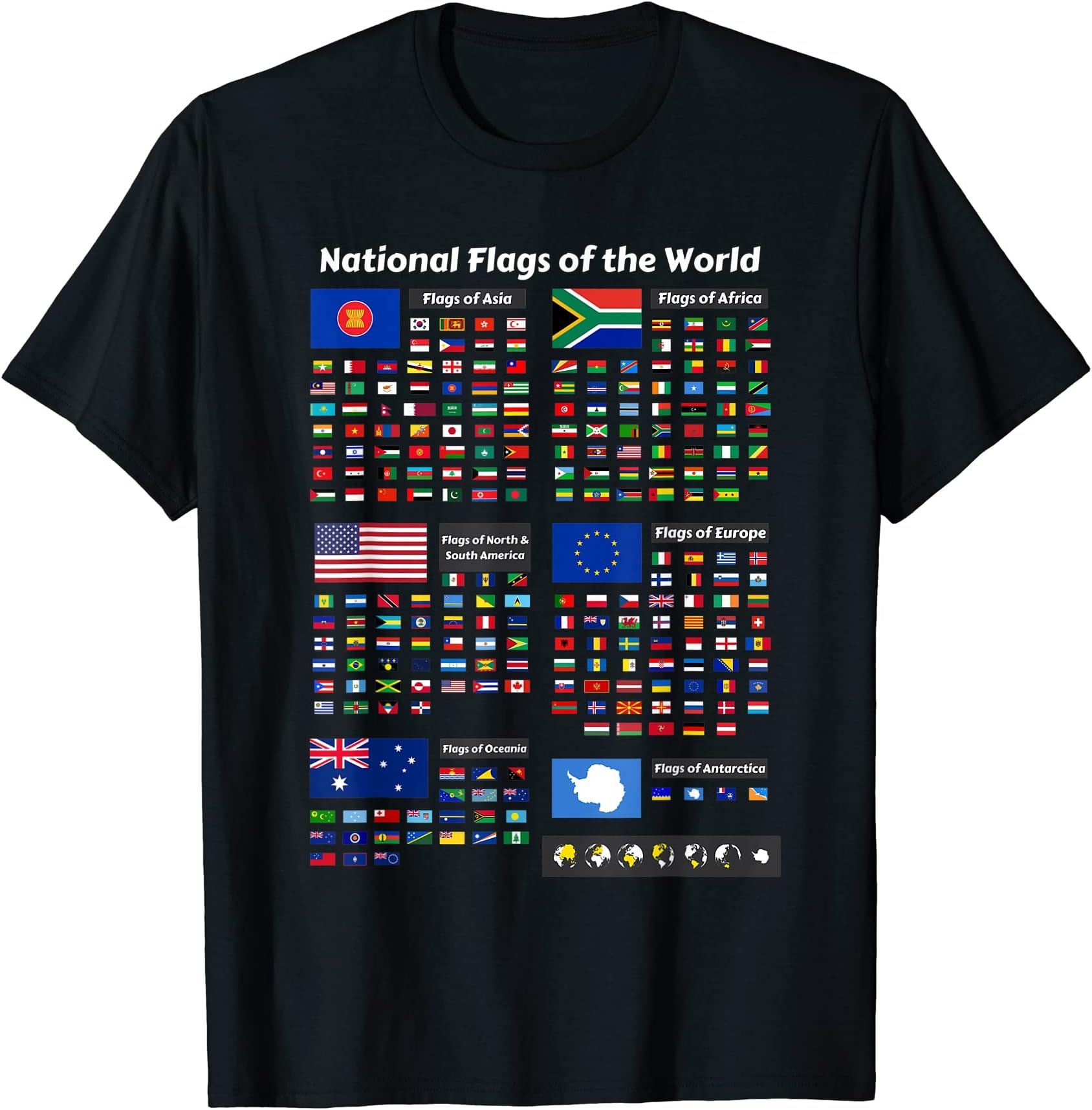 Flags of the Countries of the World InternationalGift T-Shirt