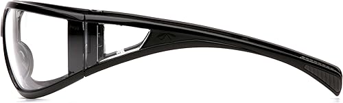 Miniatura 3 de Pyramex Exeter - Gafas de seguridad, lentes antiniebla grises con marco negro