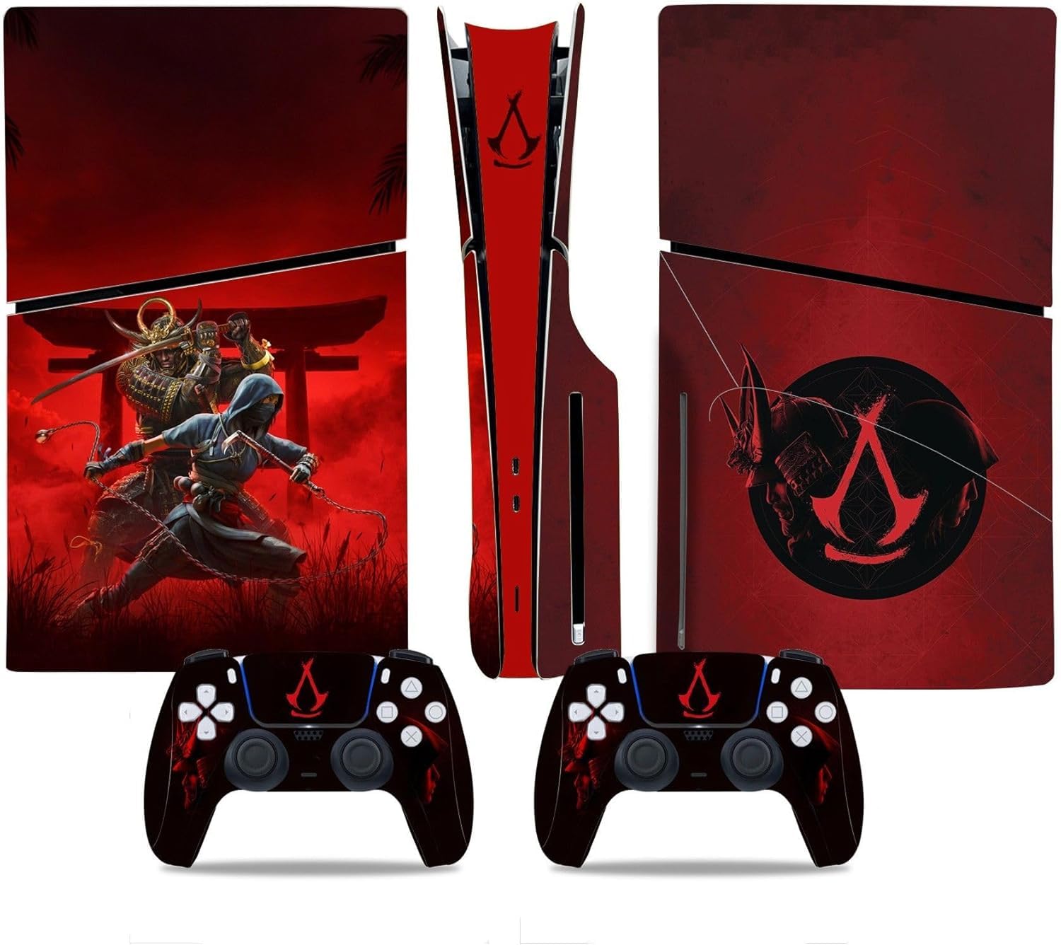 Kit de vinilos Extra Resistentes MaD Vision® para PlayStation 5 (PS5) Digital| Set de vinilos Mate para Consola + 2 mandos - para Anime|Rubber|Zoro|Nami Diseño — view 27