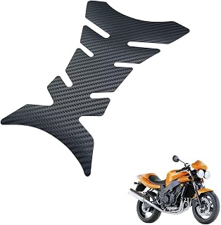 generic motorcycle tank protector Compatible with Triumph Speed Triple T509 1997-1999,Accessory modification, 1PCS Fuel tank decoration Carbon Fiber(black)
