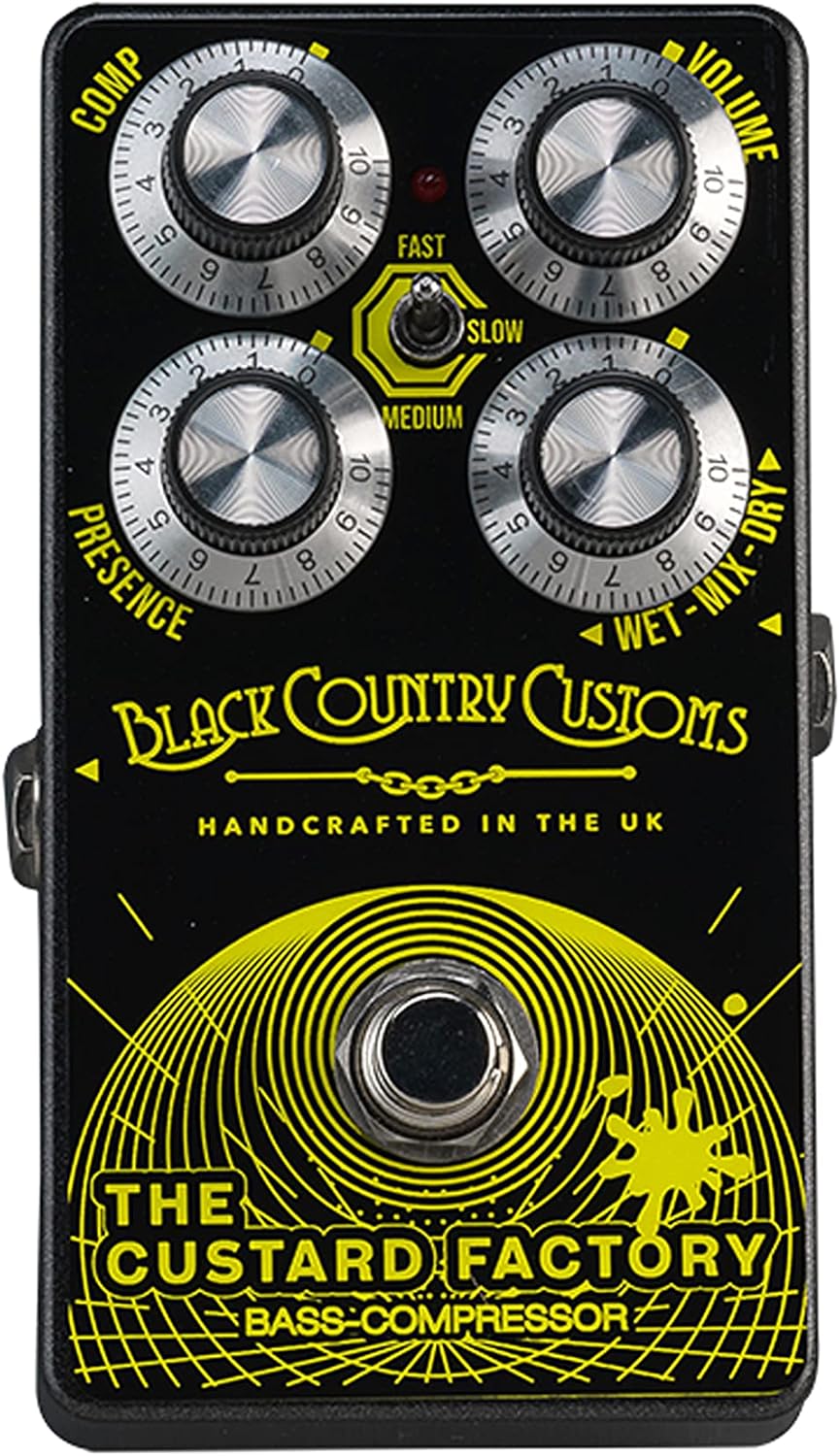 Laney Black Country Customs The Custard Factory Bass Compressor Boutique Bass Effect Pedal
