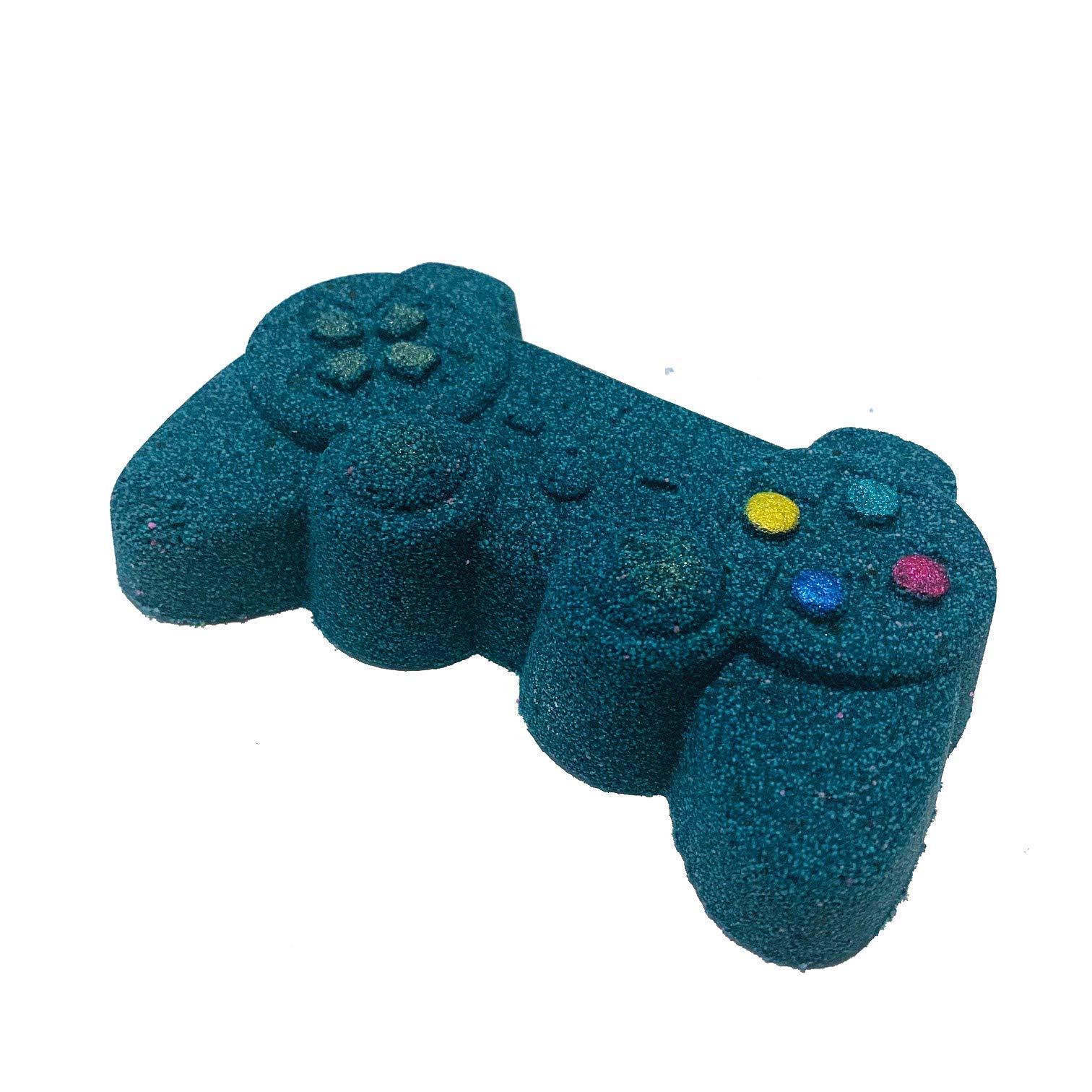 Controller handmade Bath Bomb (Mystery) Next Day; black bath bomb, boy kid bath bomb, game ; handmade; football - Image 2