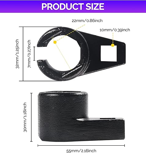 Miniatura 2 de Toma de sensor de oxígeno, accesorios de automóvil, enchufe universal de sensor de oxígeno de perfil bajo, unidad de 38 pulgadas por 78 pulgadas,