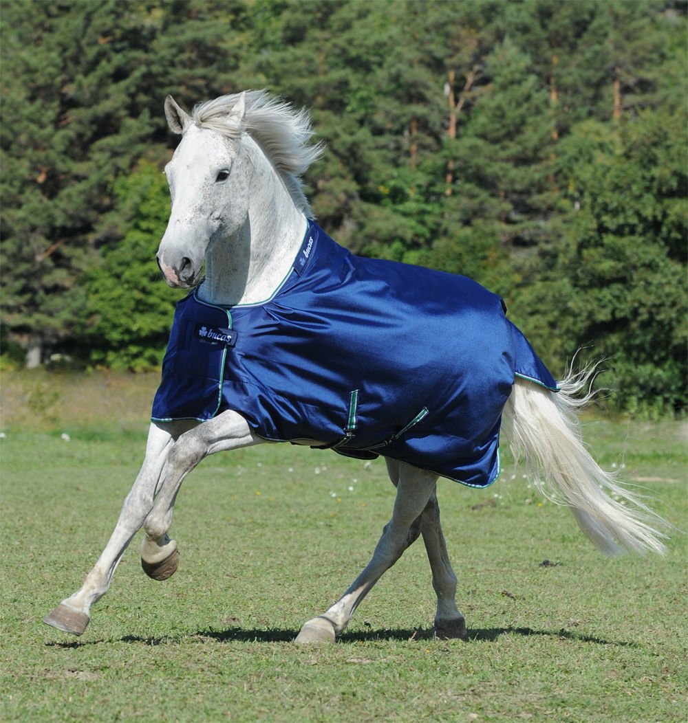 Bucas Pferdedecke Smartex Rain Turnout 125 cm blue